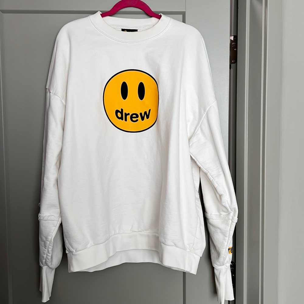 DREW HOUSE LIMITED EDITION WHITE CREW NECK SIZE L